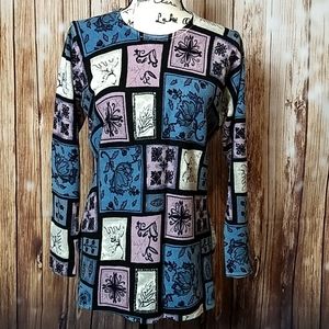 In knit fashion sweater